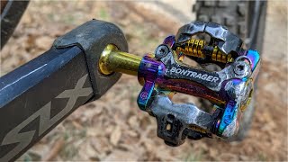 Oil Slick Clipless Pedal  Bontrager Comp MTB Pedal Review amp Weight [upl. by Hein]