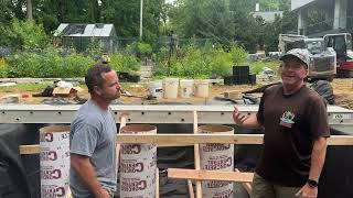 Installing Floating Steps in a Formal Koi Pond [upl. by Verdha]