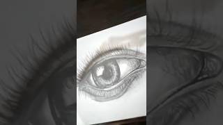 Hyper realistic eye 👁️ sketch drawing short 2024 video [upl. by Lepine]