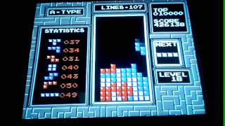 NES TETRIS WORLD RECORD 999999 POINTS [upl. by Rodolph]