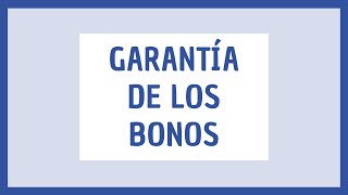 ▶️ Garantía de los Bonos o Debentures [upl. by Milah]