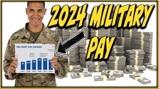 2024 Military Pay chart  What will you make [upl. by Lolly]