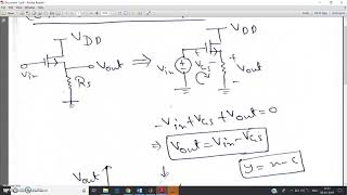 Common Drain MosfetSource Follower [upl. by Adohr]