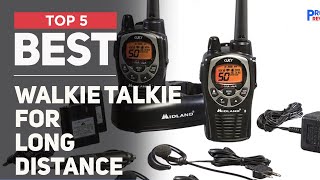 5 Best Walkie Talkie for Long Distance in 2025  Most Popular [upl. by Nessah]