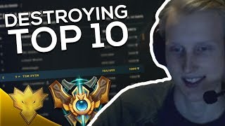 TSM Zven DESTROYING TOP 10 CHALLENGER  TSM Zven Stream Highlights [upl. by Pastelki296]