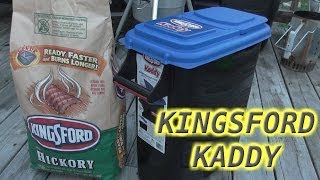 Kingsford Kaddy Charcoal Bin Review [upl. by Annairba]