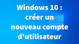 Activer le compte administrateur intégré Windows 10 Windows 11 [upl. by Pani]