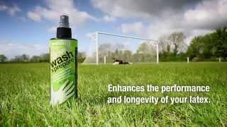 gloveglu Wash amp Prepare  How to wash your goalkeeper gloves [upl. by God]