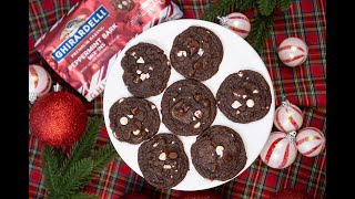 Double Chocolate Peppermint Bark Cookies [upl. by Baten]