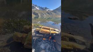 Doğal Taş Üstünde Kırmızı Benekli Alabalık 🏔️🐟  Cooking red spotted trout on natural stone [upl. by Aihseyt90]