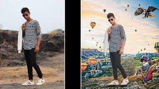 PicsArt photo editing background change  PicsArt CB photo editing kaise kare  PicsArt editing [upl. by Talanian]