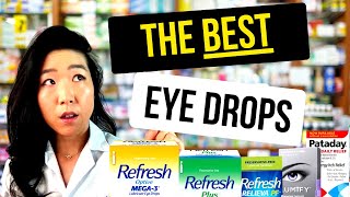 Eye MDs FAVORITE Eye Drops for Dry Eyes Eye Allergies and Red Eyes  3 Tips for Eye Drop Shopping [upl. by Kitchen]