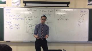 Logarithms Review 2 of 4 Proving the Change of Base Law [upl. by Flodur985]