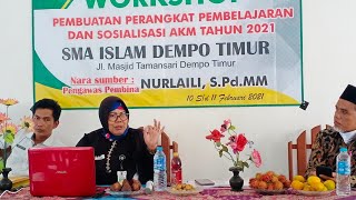 Workshop  Pembuatan Perangkat Pembelajaran dan Sosialisasi AKM Tahun 2021 Part1 [upl. by Eimmas]