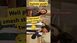 Well played smash bohot strong hai twadi😏attitude volleyball rupindergandhi pb31shorts viral [upl. by Nortna]