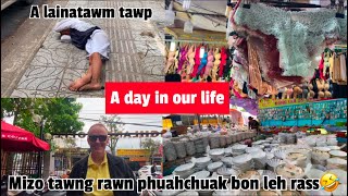 Power cut kan hmang tangkai mela bazar ah kal ang u Joel a Mizo tawng funny tawp vlog marketing [upl. by Trik]