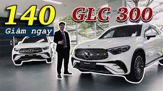 Mercedes GLC 300 4Matic Màu Trắng Giao Ngay Giảm Ngay 140 Triệu Tặng Bảo Hiểm  Hoan Channel [upl. by Isleana]