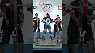 World Junior Record Squat classic with 2005 kg by Giorgia Silvia Berton ITA in 69kg class [upl. by Nadroj]