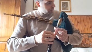 Northumbrian Smallpipes Drunken Drummer [upl. by Trotta316]