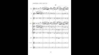 Felix Mendelssohn – Prelude in C Minor Op 37 Clarinet Octet  Piccolo amp Flute [upl. by Rennerb]