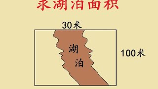 难倒大学生：三年级求不规则图形面积，微积分？ 难倒大学生 [upl. by Dicks]