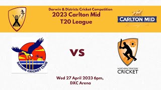 DampDCC  Carlton Mid T20 League  Rd1  Darwin CC v Northern Territory Cricket [upl. by Glimp182]