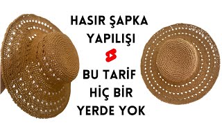 Örgü Hasır Şapka Yapımı [upl. by Enyale]