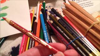 Budget Watercolor Pencils Review and Comparison [upl. by Repohtsirhc265]