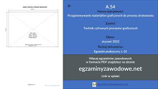 Egzamin zawodowy praktyczny z 01 A54 styczeń 2022 [upl. by Anaicilef]