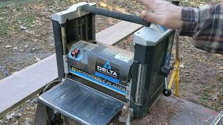 DELTA PORTABLE PLANER 125 inch [upl. by Liscomb]