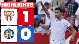 SEVILLA FC 1  0 GETAFE CF  RESUMEN LALIGA EA SPORTS [upl. by Ayna]