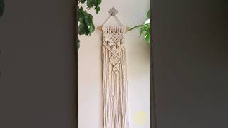 Tutorial👆Painel em Macramê macramepassoapasso macrame paineldemacrame wallhanging [upl. by Nonnaehr]