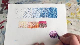 Pointillism SkillBuilder Tutorial Using Marker Video 1 [upl. by Oak]