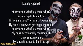 Insane Clown Posse  Slim Anus Lyrics [upl. by Tini241]