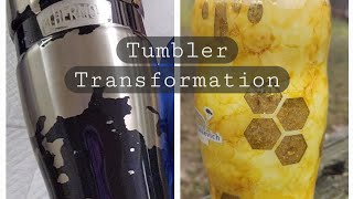 Tumbler Transformation  🐝🍯Honeybee Tumbler Tutorial [upl. by Verner418]