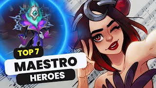 My 7 Best Maestro Heroes  Hero Wars Dominion Era [upl. by Neggem13]