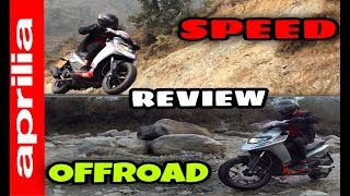 Aprilia SR 125 Review  SR 125 Offroad [upl. by Alleiram]