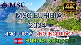 MSC EUBIRIA TOUR ¿INCLUIDO Y NO INCLUIDO  MSC Euribia Cruise Ship Tour [upl. by Brey]