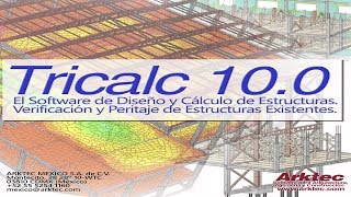 TRICALC evaluación y peritaje de estructuras después del sismo 2017 [upl. by Vish]