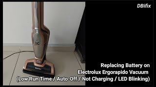 Electrolux Ergorapido Vacuum Battery Replacement [upl. by Ledoux]