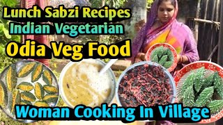 Bitter Gourd Masala Fry RecipeLunch Sabzi Recipes Indian VegetarianOdia Vegfoodayushicookingvlogs [upl. by Allicirp788]