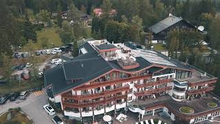 Natur amp Spa Hotel Lärchenhof Seefeld  im Sommer von oben [upl. by Tocci]