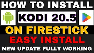 BRAND NEW KODI 205 UPDATE ON FIRESTICK amp ANDROID Simple Guide [upl. by Enaillil578]