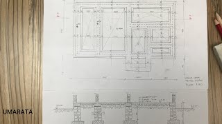 YIĞMA YAPI TEMELİ  YAPI ELEMANLARI  PLAN  KESİT [upl. by Berners]