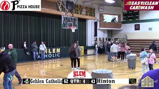 Hinton at Gehlen Catholic Basketball Doubleheader [upl. by Juliana]