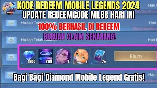 BURUAN 5 KODE REDEEM ML TERBARU KODE REDEEM MOBILE LEGENDS HARI INI UPDATE SEPTEMBER 2024 [upl. by Reinnej]