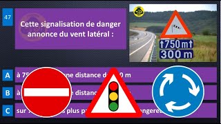 2024 permis de conduire théorique belgique ✅ 50 Questions  examen code de la route test 2 [upl. by Hatch731]