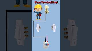 How to Install to switches for one light  2way switch wiring diagram  Two way switch connection [upl. by Hephzipah]