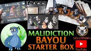 Malidiction  Bayou Starter Unboxing [upl. by Essa]