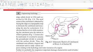 Engineering hydrology  Catchment Area [upl. by Beekman577]